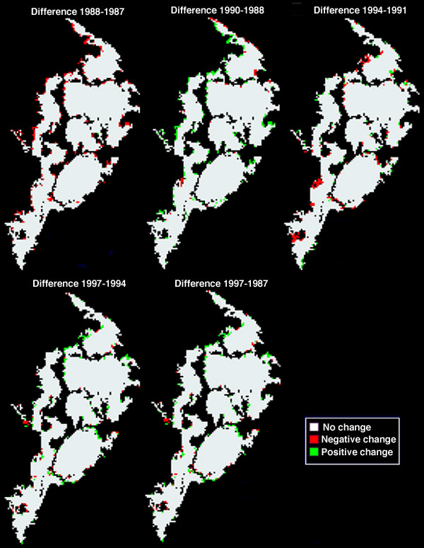 NDVI difference image