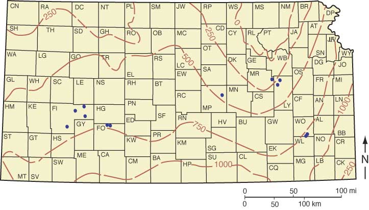 Diverges to south.