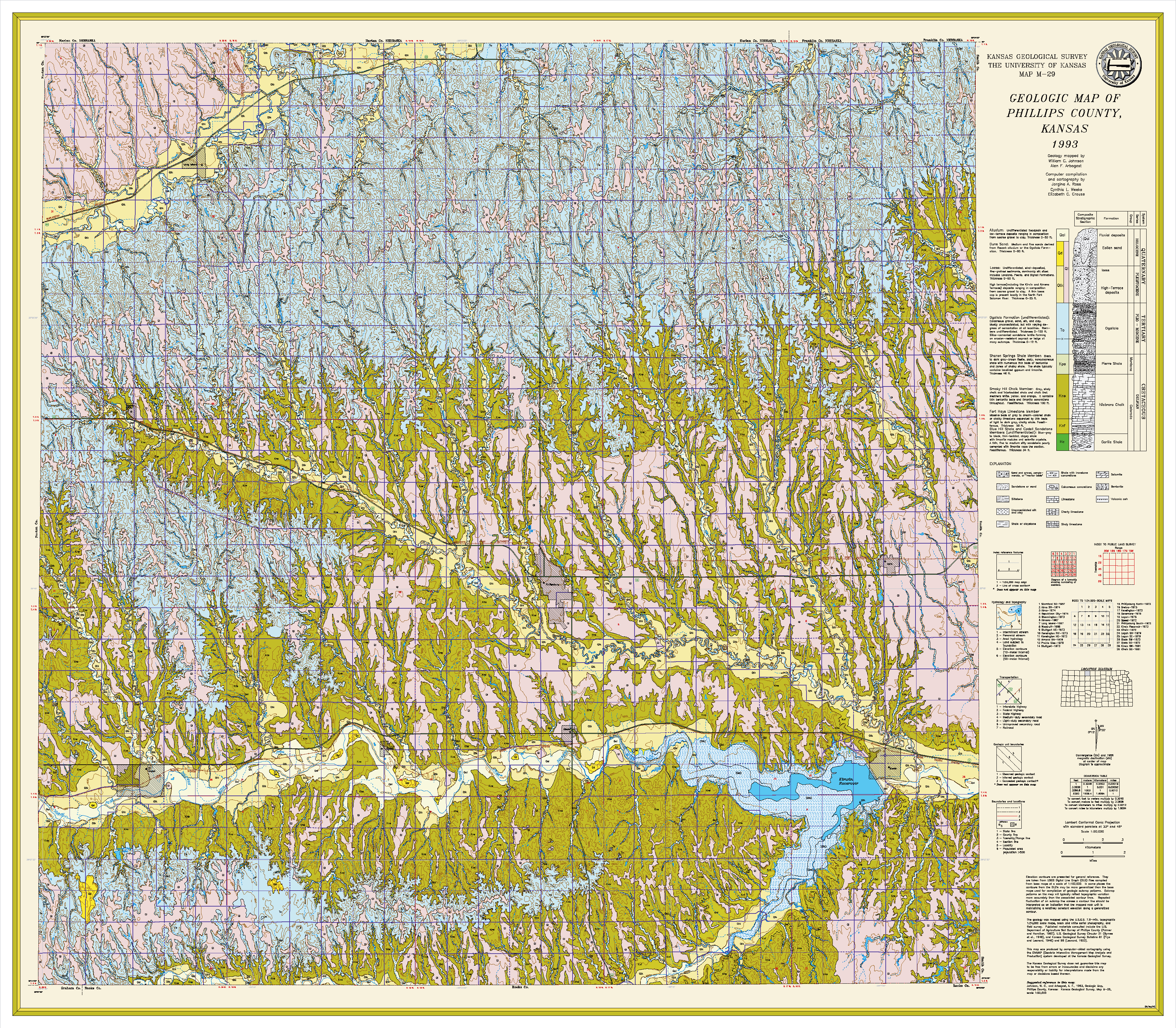 Large map of Phillips County