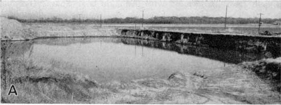 Gravel pit filled with water.