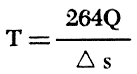 transmissibility = 264 times discharge rate divided by change in drawdown per log cycle