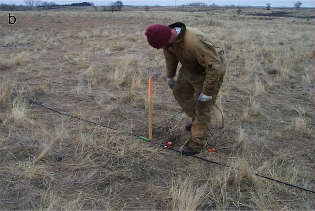 geophone planting