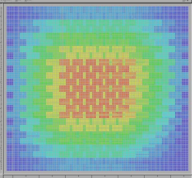 Plot of fold before rotation.