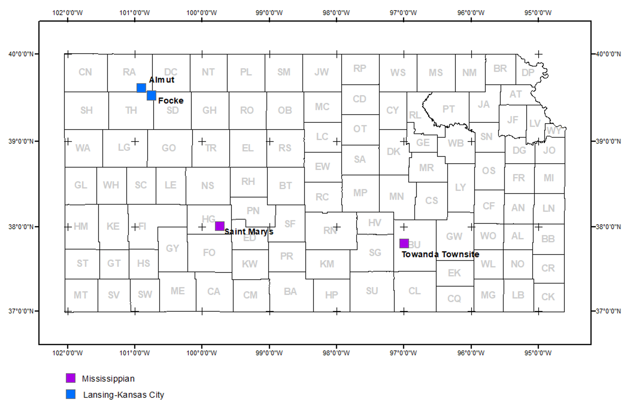 Locations of new field discoveries, November and December 2023