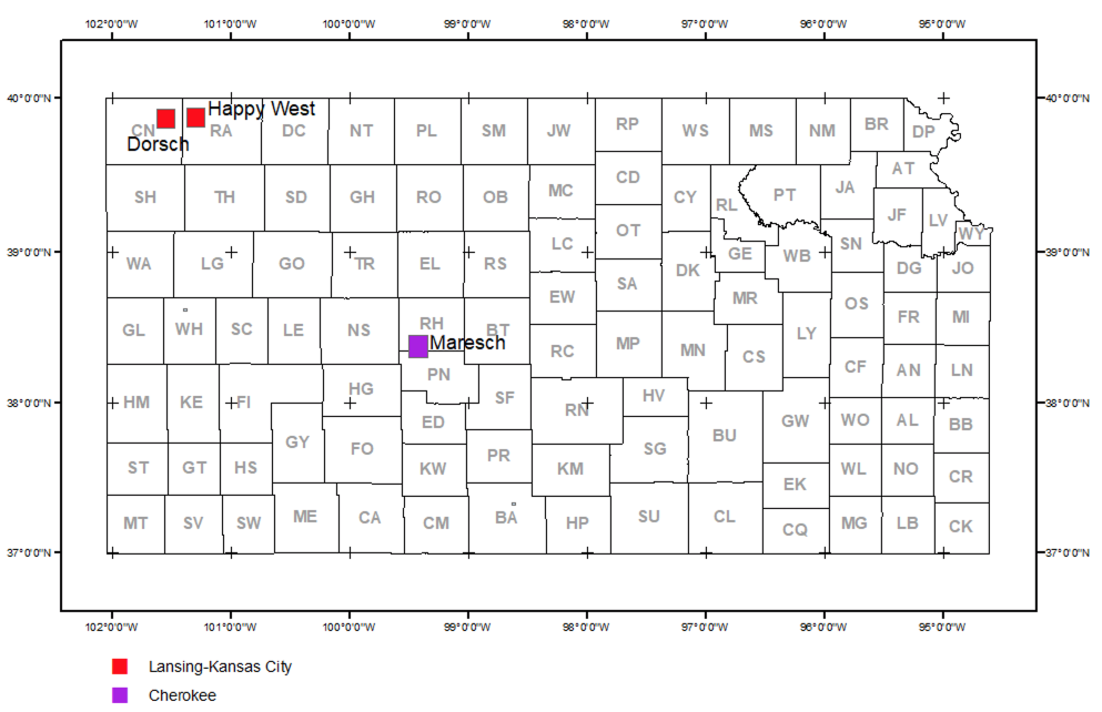 Map shows location of wells in new field discoveries, Feb-Apr 2020