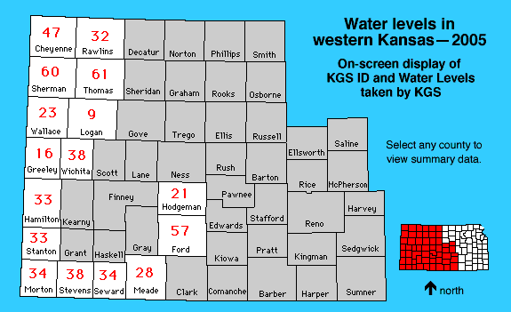 Kansas clickable map--text links below