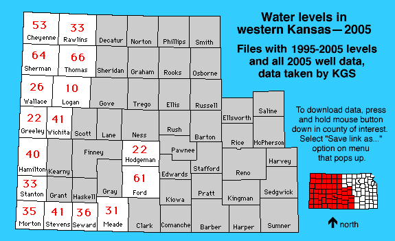 Kansas clickable map--text links below