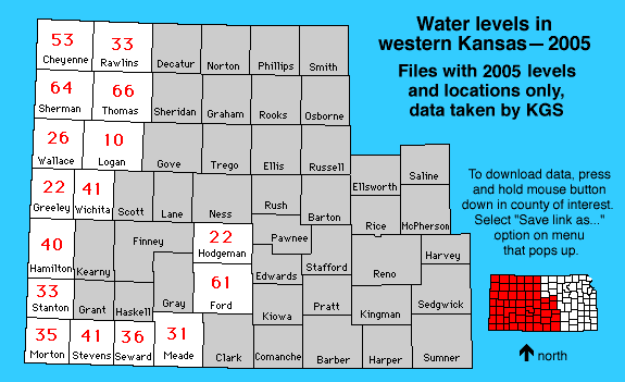 Kansas clickable map--text links below