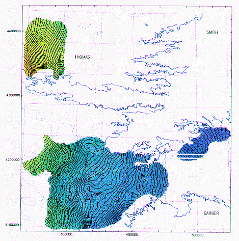 kriging estimation edited sampling