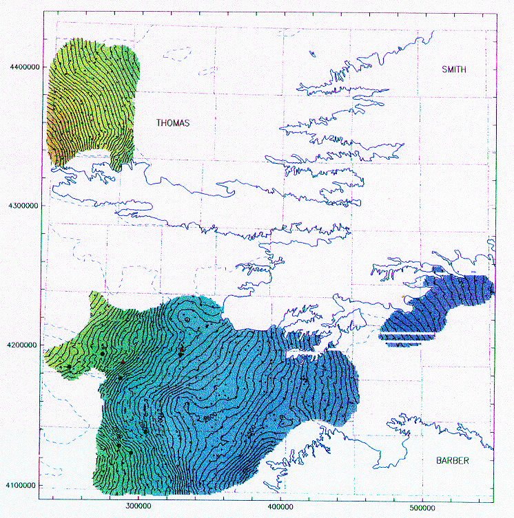 kriging estimation edited sampling