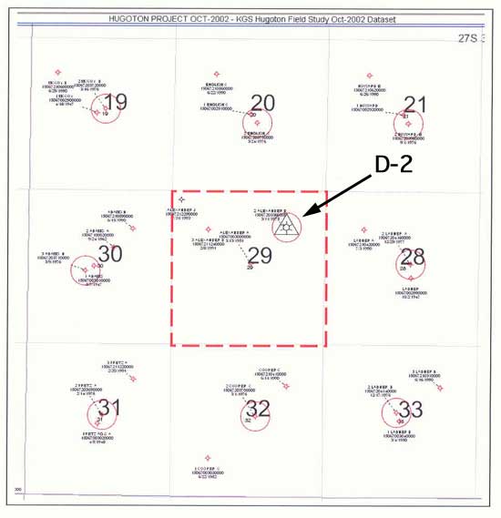 D-2 is in NE corner of section 29