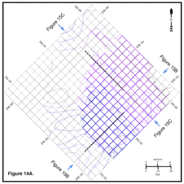 Isochron map.