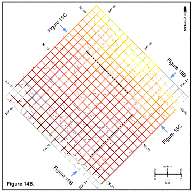 Isochron map.