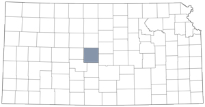 Barton County locator map
